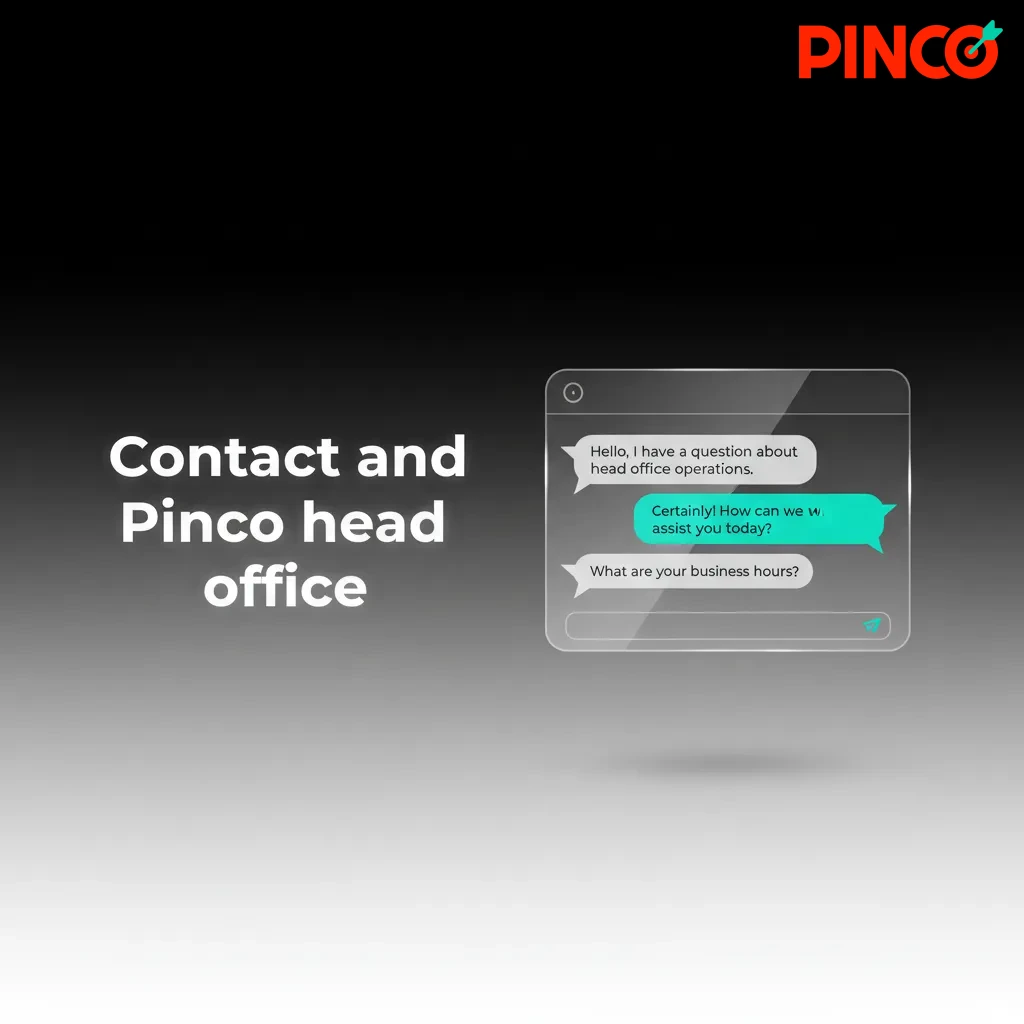 24/7 support via live chat, phone 1-888-512-1580, in-app help; Pinco head office: 545 Rue Saint-Paul O, Montreal QC, Canada.