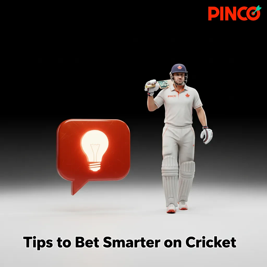 Infographic: Tips to bet smarter on cricket - analyze form, conditions, team news, toss, bankroll, use tools.