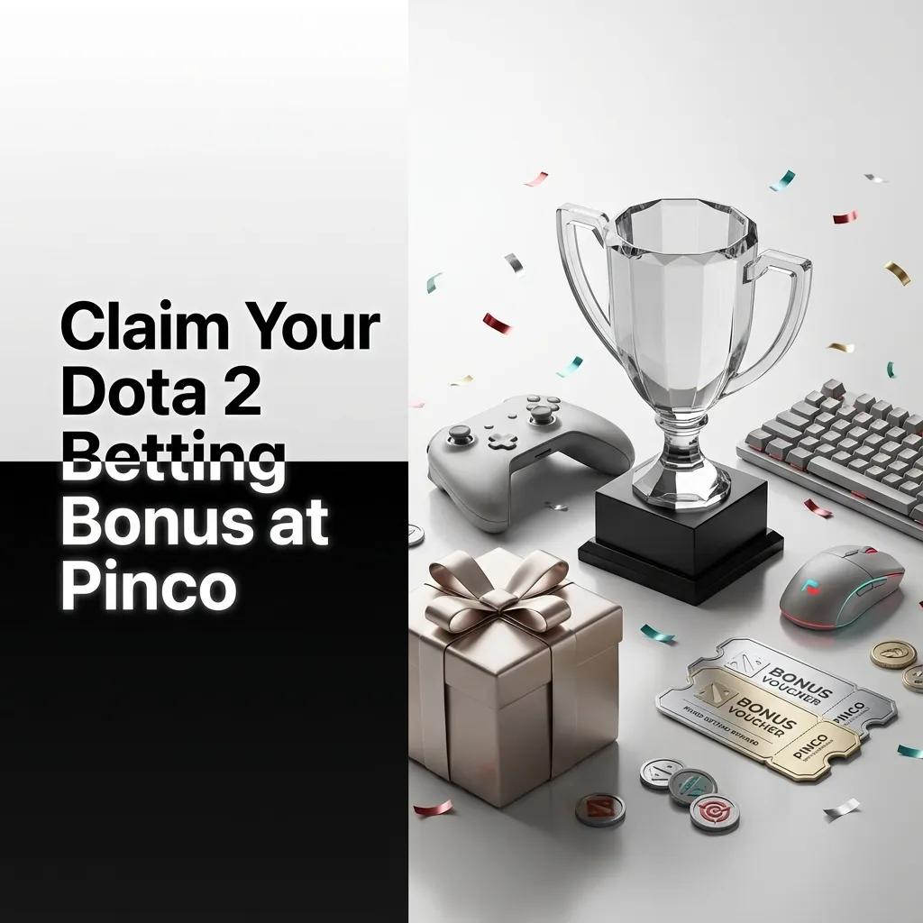 Dota 2 betting bonus claim process showing registration, deposit, and activation steps for Canadian players at Pinco casino