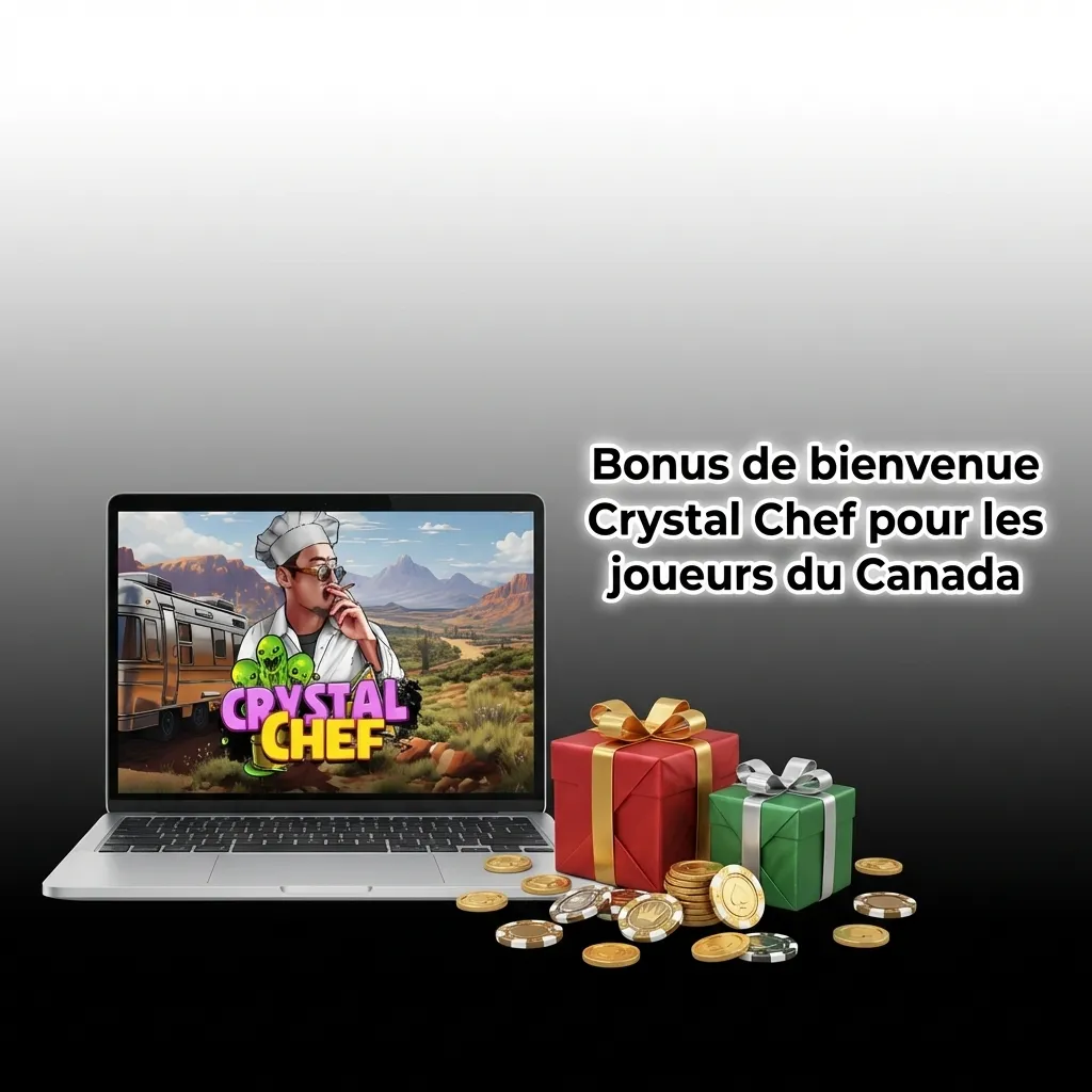 Crystal Chef welcome bonus promotion for Canadian players at Pinco casino showing deposit bonuses and free spins offer
