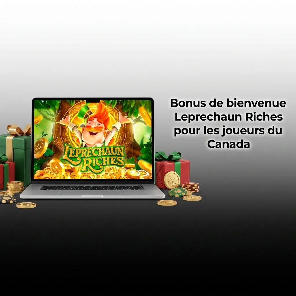 Pinco casino welcome bonus offer for Canadian players featuring Leprechaun Riches slot game with deposit bonuses and free spins