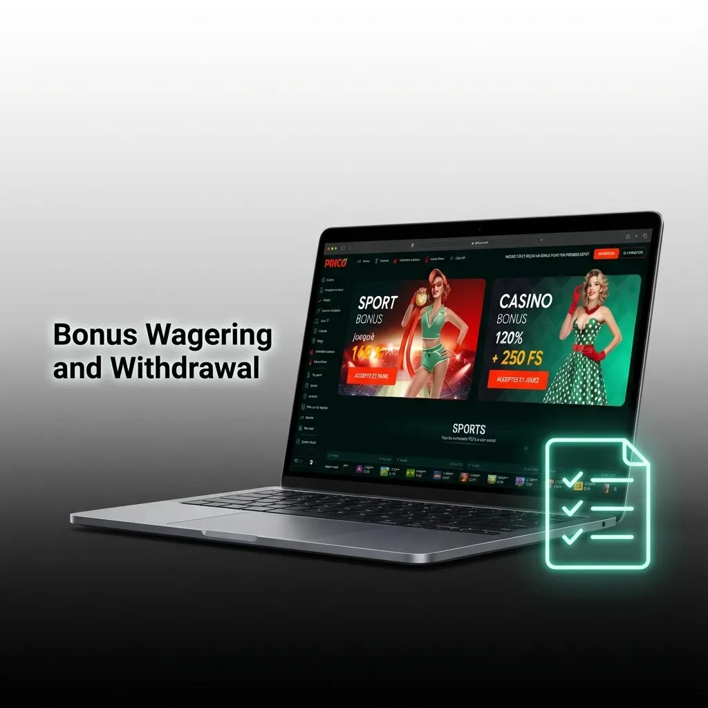 Casino bonus wagering requirements infographic showing 35x casino and 5x sports betting withdrawal conditions