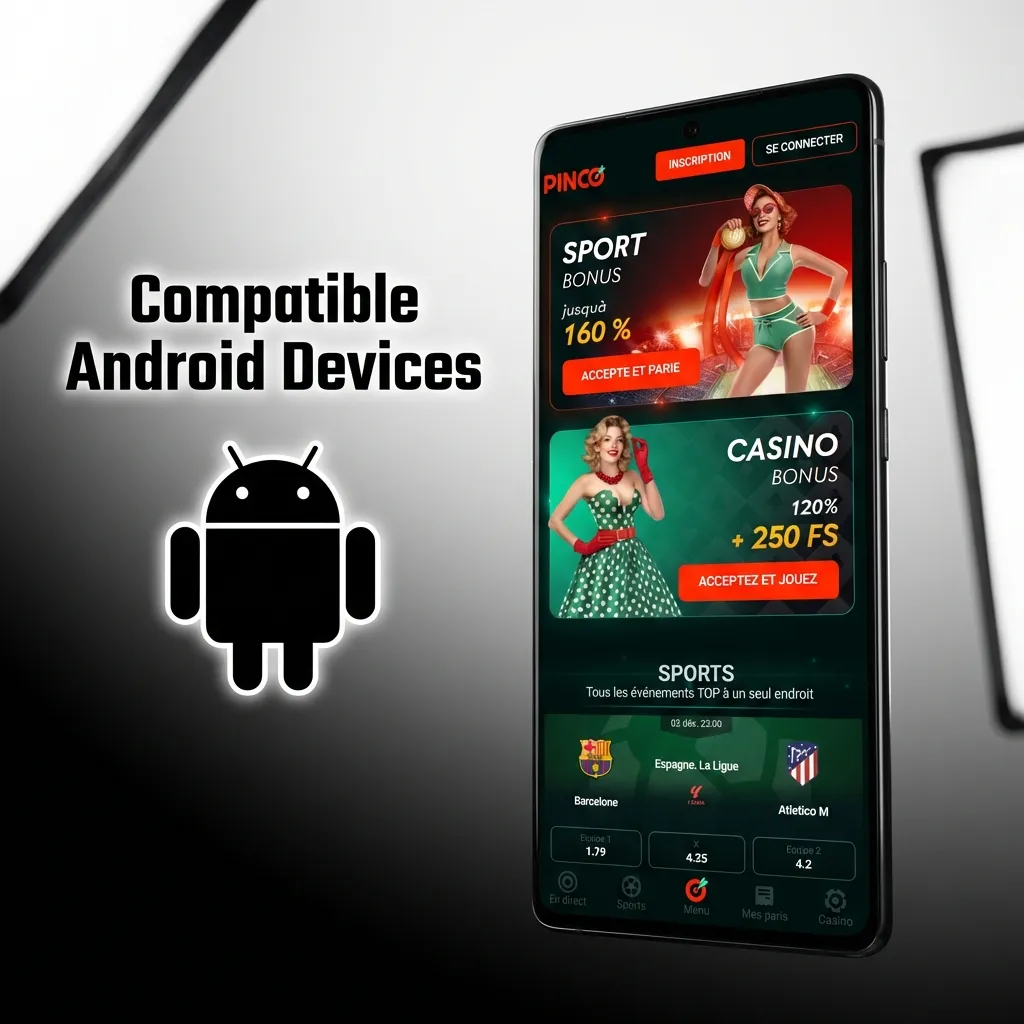 List of compatible Android smartphone models including Samsung Galaxy, Google Pixel, OnePlus, and other popular brands