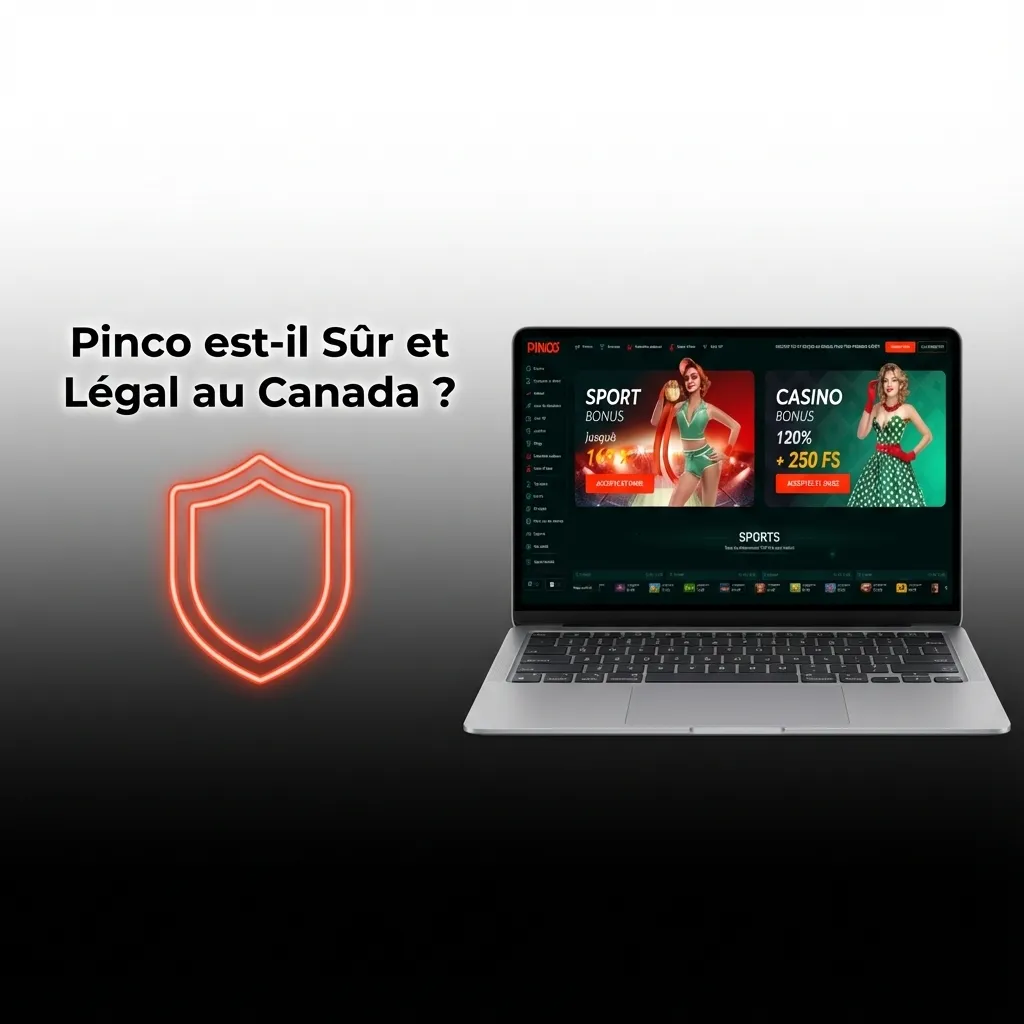 Pinco casino security features including SSL encryption, Curaçao license, and responsible gaming tools for Canadian players