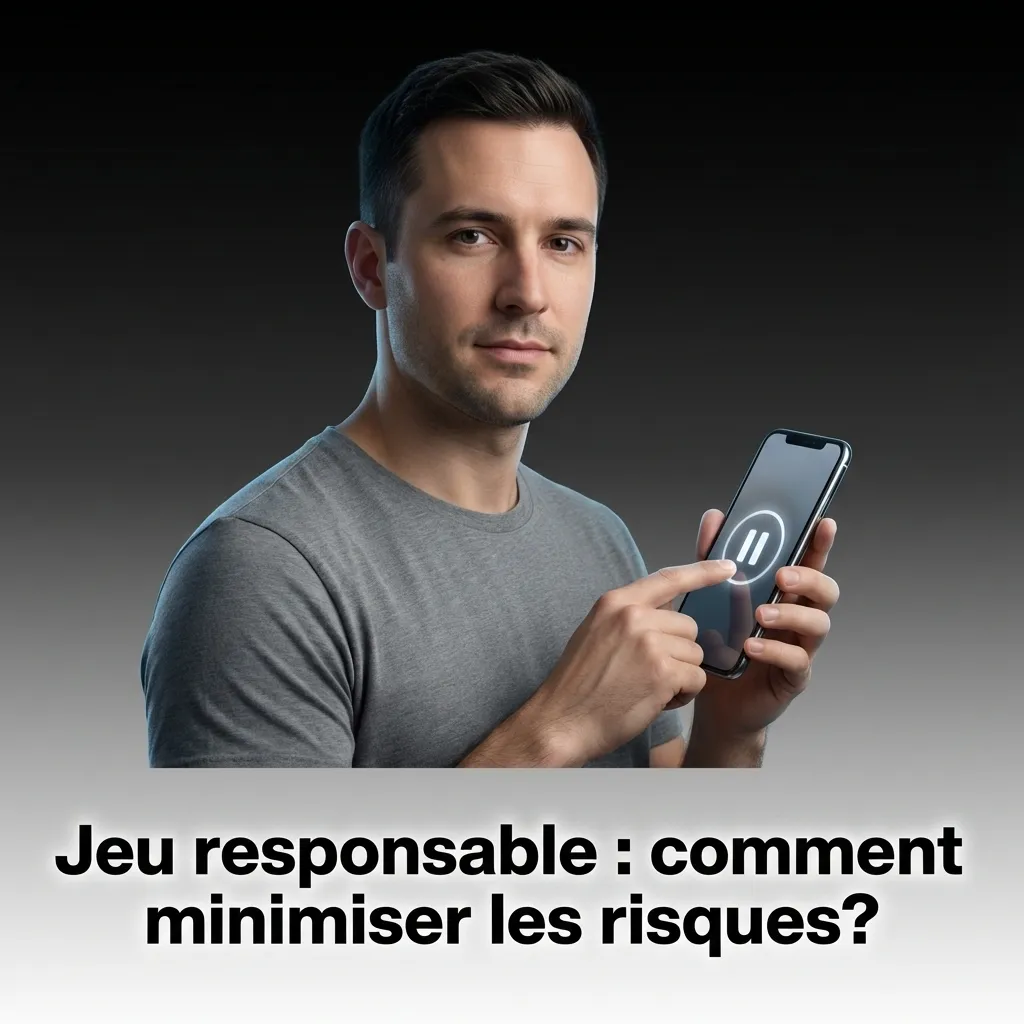 Person setting budget limits on gambling account to practice responsible gaming and minimize financial risks