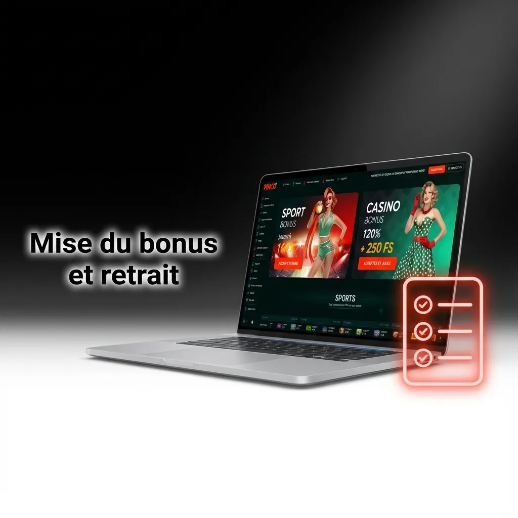 Diagram showing bonus account structure with wagering requirements and withdrawal process for online betting platform