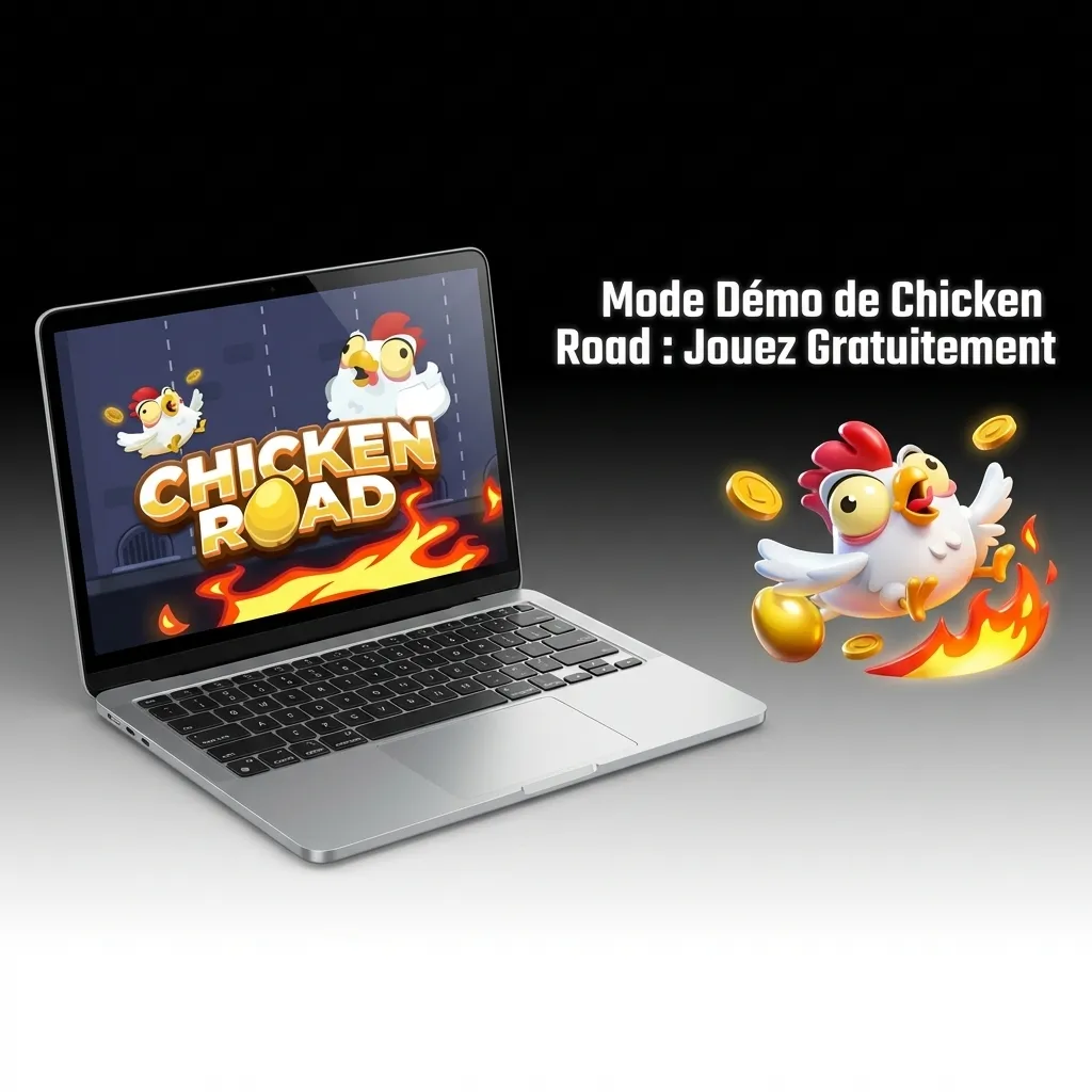 Joueur testant Chicken Road en mode démo gratuit sur Pinco avec solde virtuel et multiplicateurs en temps réel