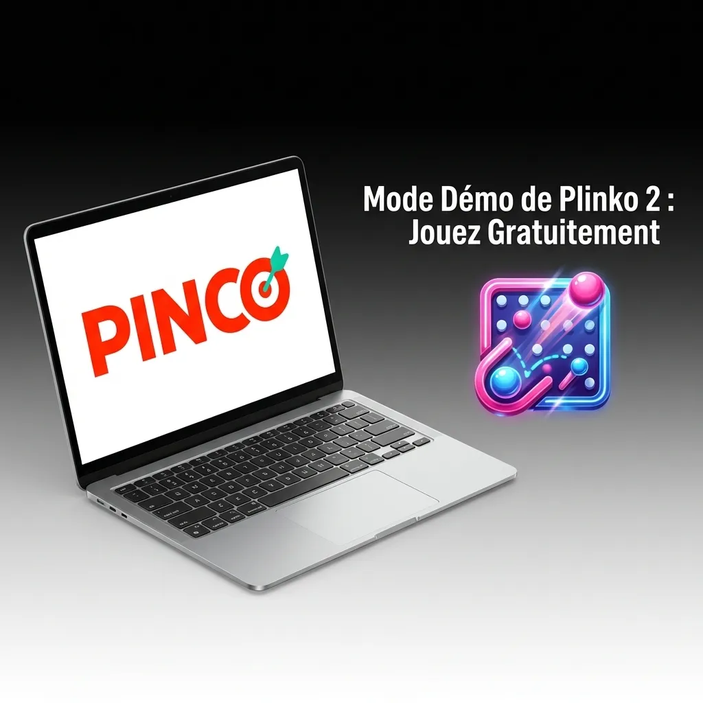 Écran du jeu Plinko 2 en mode démo gratuit avec solde virtuel et options de risque visibles