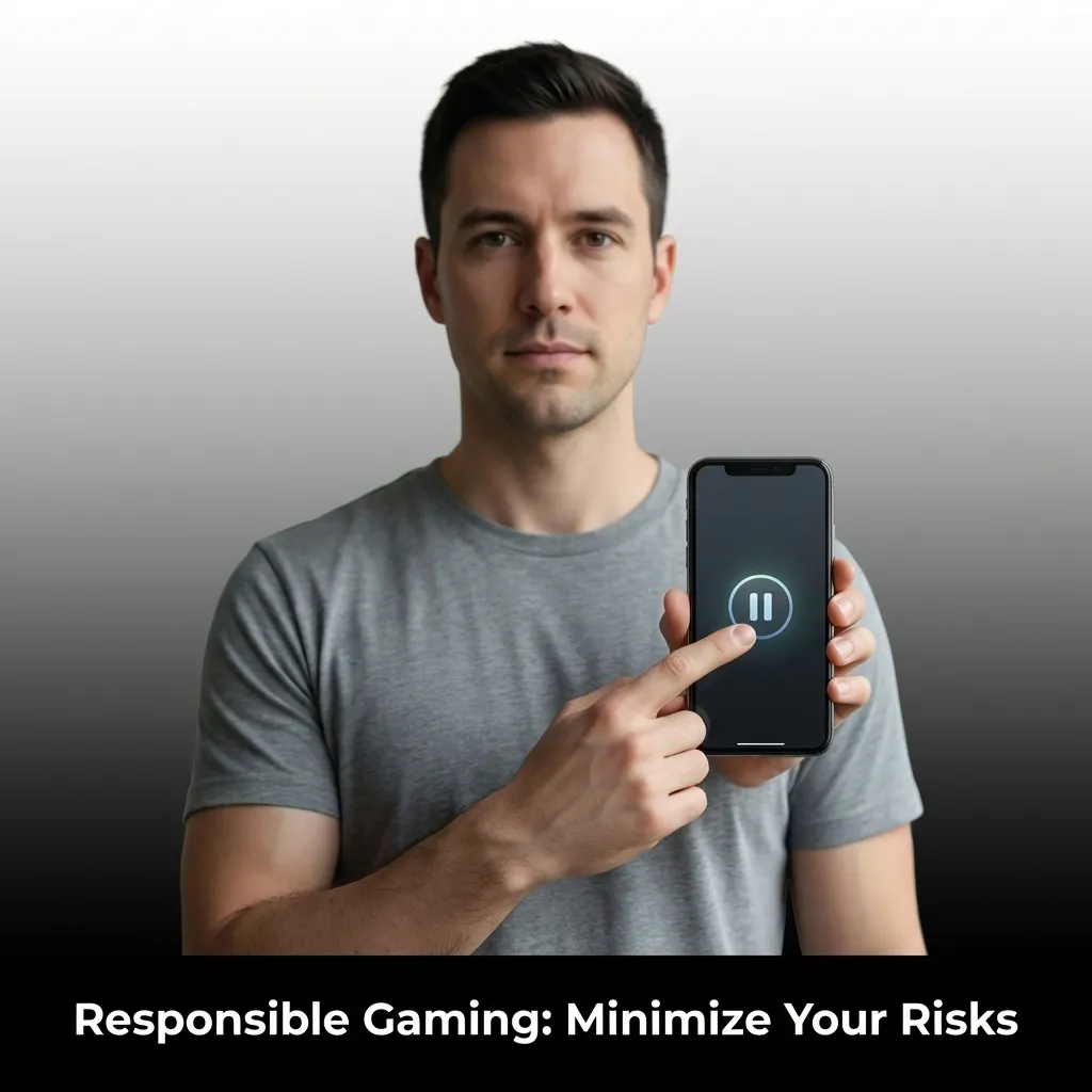 Person setting budget and time limits while gaming responsibly on computer with breaks and self-control measures