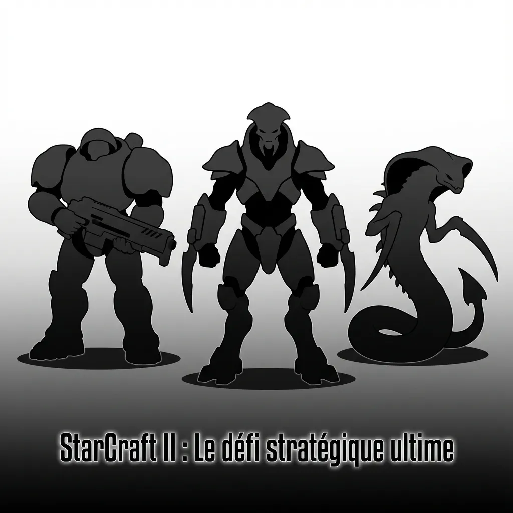 StarCraft II professional gameplay showing intense competitive RTS match action