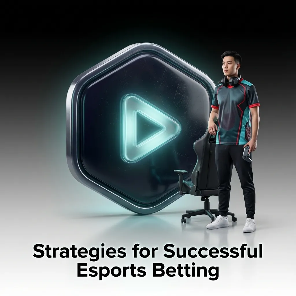 Esports betting strategy guide showing bankroll management, research tips, and decision-making principles for bettors