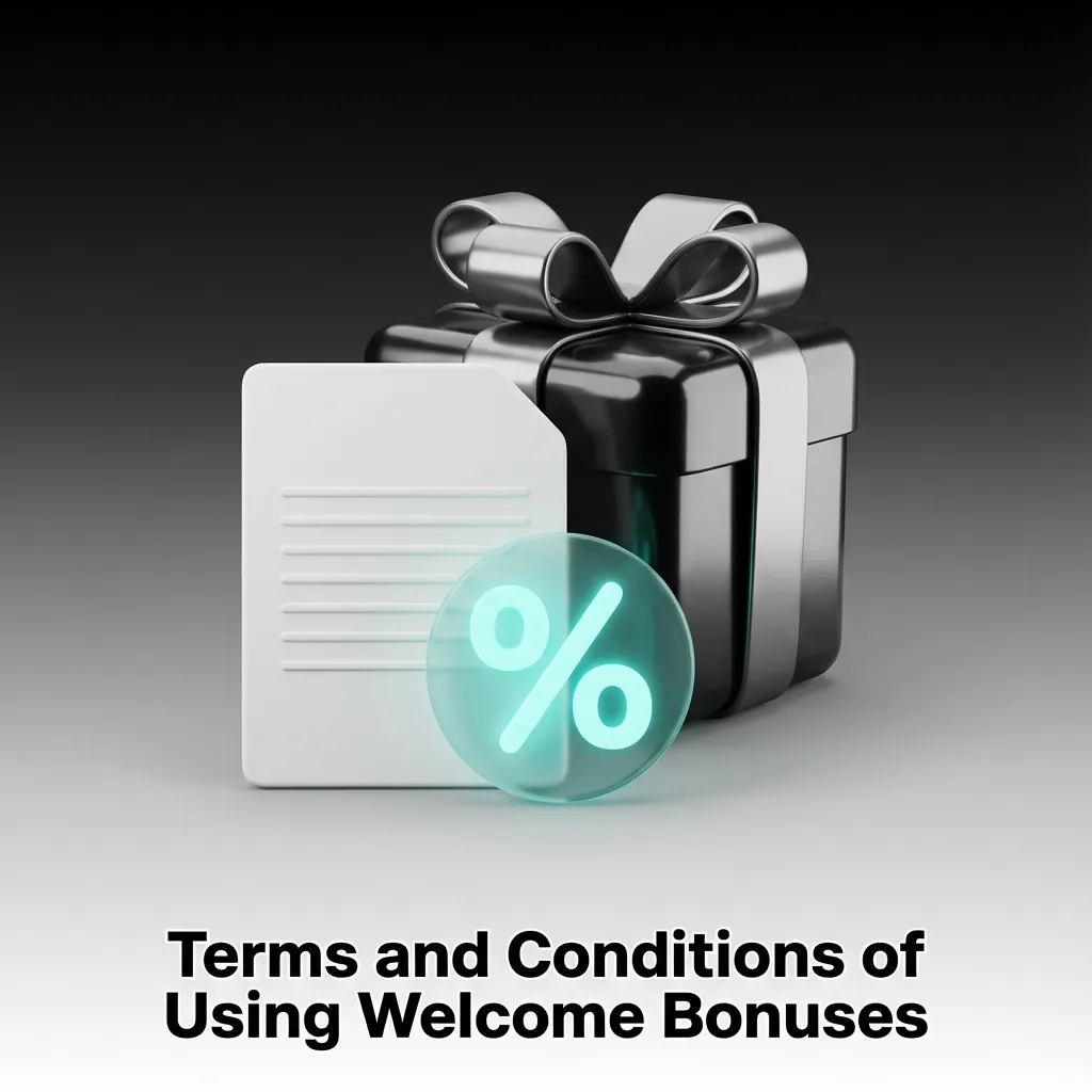Welcome bonus terms and conditions document showing wagering requirements, deposit limits, and usage rules for casino players.