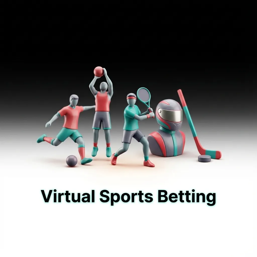 Fast-paced virtual sports betting interface showing simulated soccer, horse racing, and motor racing events