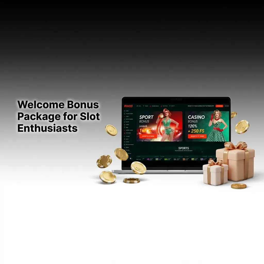 Pinco Casino welcome bonus banner showing 120% match up to C$7,500 plus 250 free spins for slot enthusiasts