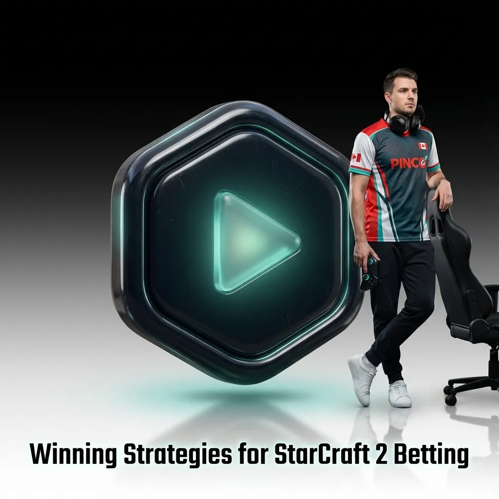 Strategic guide showing data analysis and bankroll management tips for profitable StarCraft 2 esports betting decisions