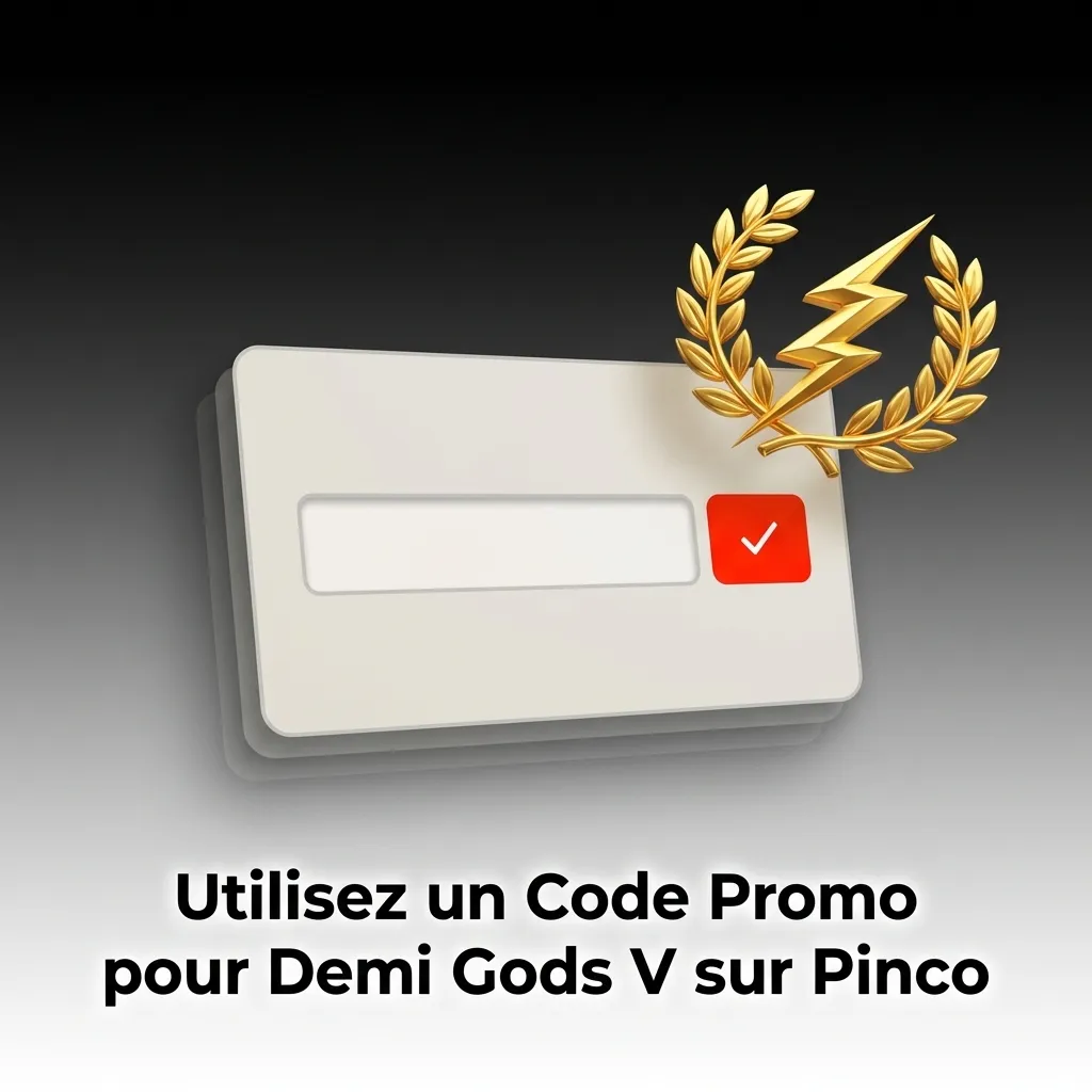 Demi Gods V slot game promo code entry field on Pinco casino website with PINCO2024 code highlighted