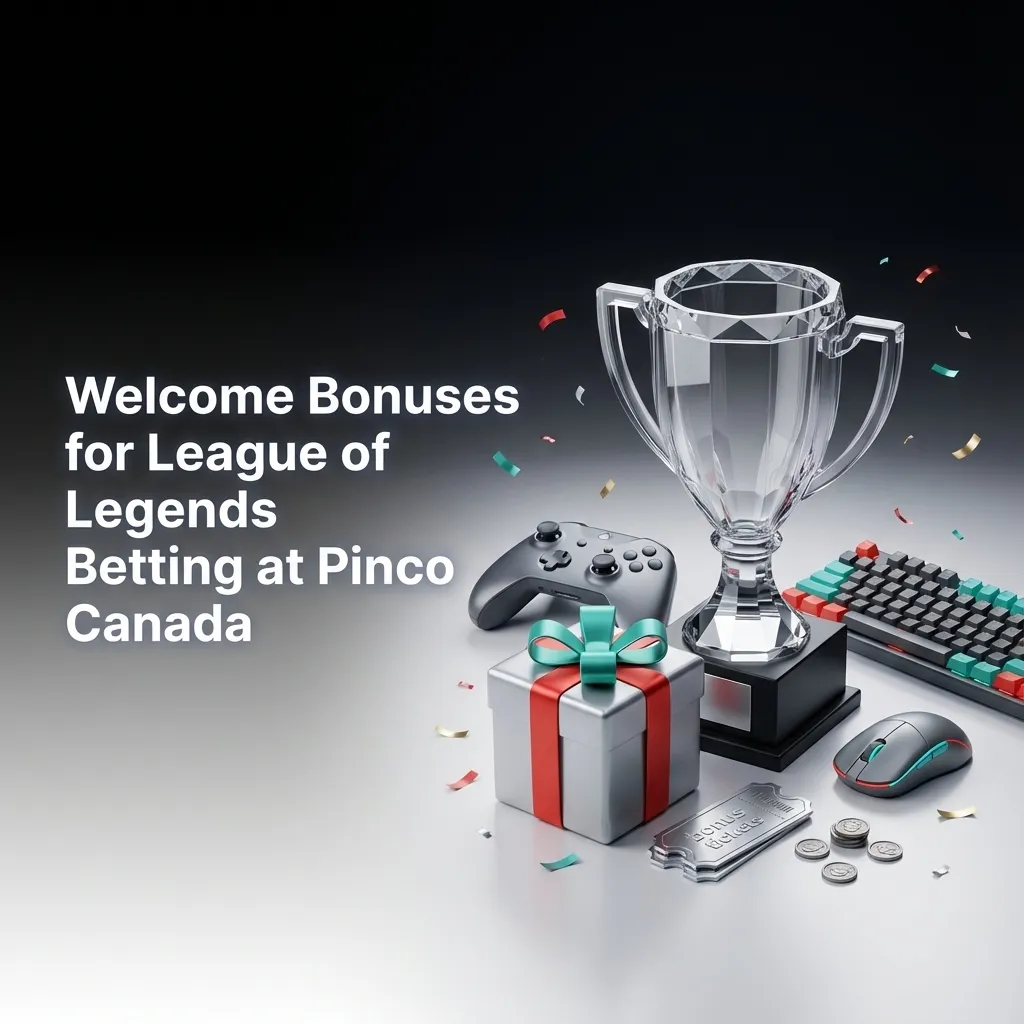 League of Legends betting welcome bonus interface at Pinco Canada showing 160% match promotion up to C$7,500
